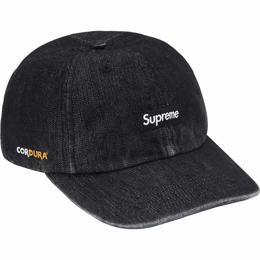 슈프림 codura denim small box - 6panel cap